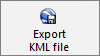 Export project items as KML or KMZ file