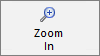 Set the active cursor mode to zoom in