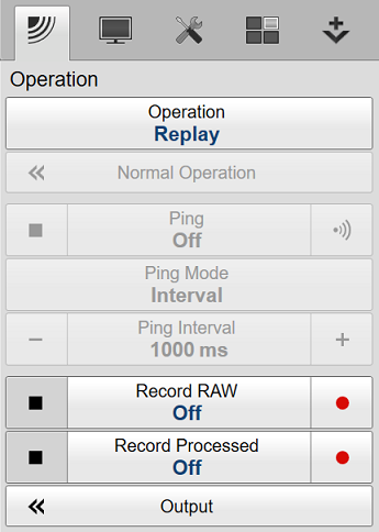 Configuring the EK80 software