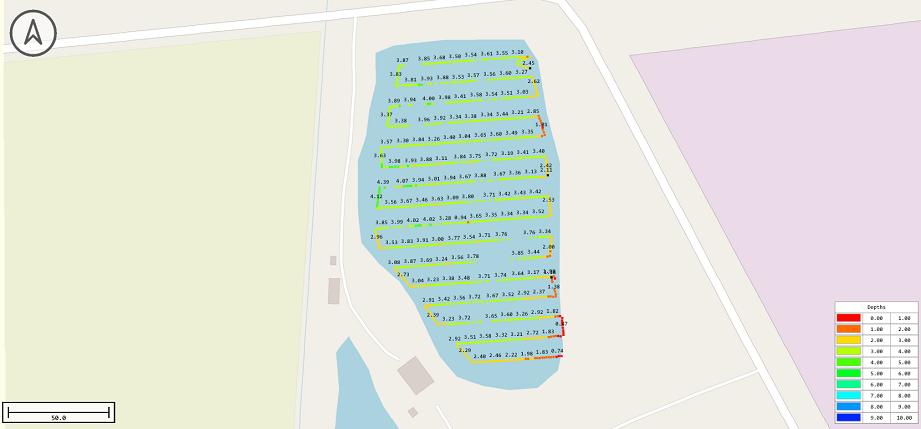 Use a boundary to define the survey area. This boundary is used when generating matrices