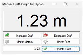 setting the draft level manually