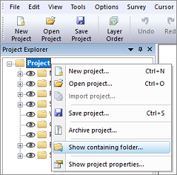 Open Hydromagic project folder